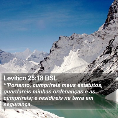 Levítico 25:18 BSL Bible Verse Image