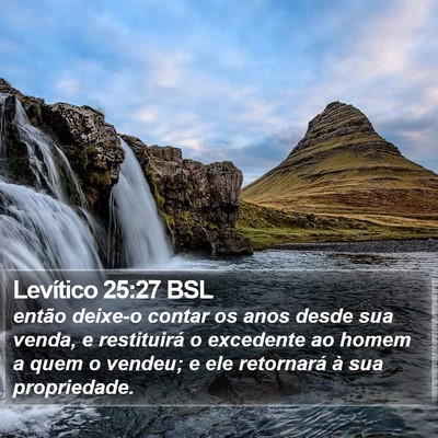 Levítico 25:27 BSL Bible Verse Image