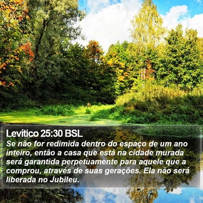 Levítico 25:30 BSL Bible Verse Image