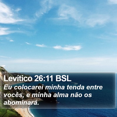 Levítico 26:11 BSL Bible Verse Image