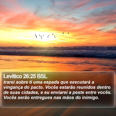 Levítico 26:25 BSL Bible Verse Image