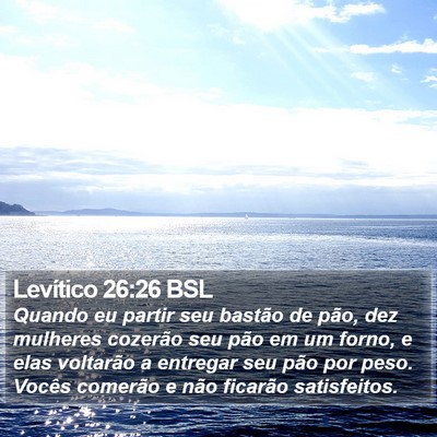 Levítico 26:26 BSL Bible Verse Image