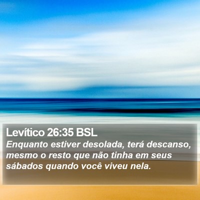 Levítico 26:35 BSL Bible Verse Image