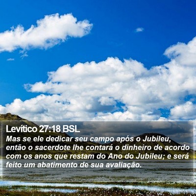 Levítico 27:18 BSL Bible Verse Image