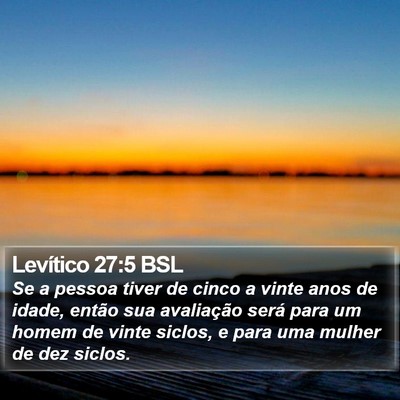 Levítico 27:5 BSL Bible Verse Image