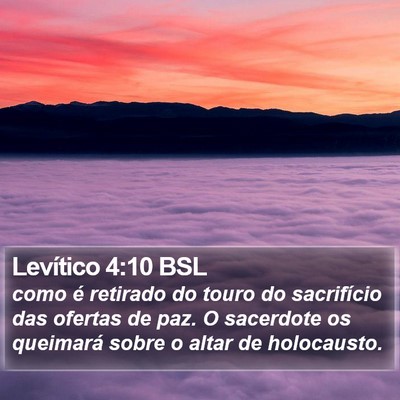 Levítico 4:10 BSL Bible Verse Image
