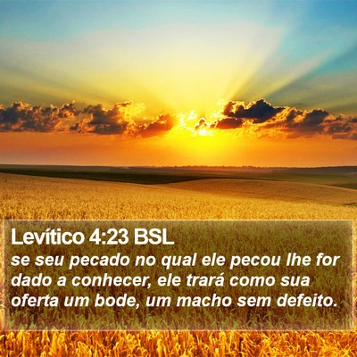 Levítico 4:23 BSL Bible Verse Image
