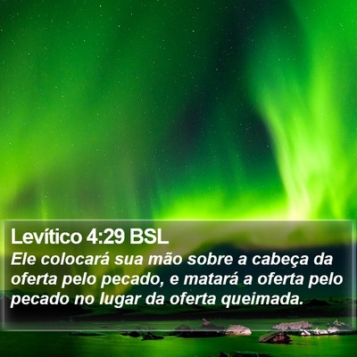 Levítico 4:29 BSL Bible Verse Image