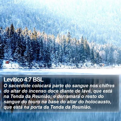 Levítico 4:7 BSL Bible Verse Image