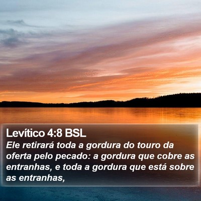 Levítico 4:8 BSL Bible Verse Image