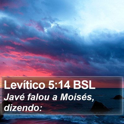 Levítico 5:14 BSL Bible Verse Image