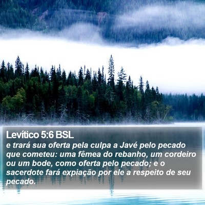 Levítico 5:6 BSL Bible Verse Image