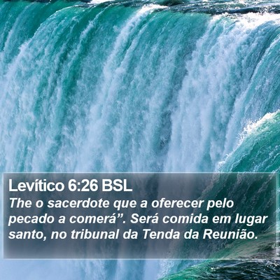 Levítico 6:26 BSL Bible Verse Image