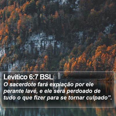 Levítico 6:7 BSL Bible Verse Image