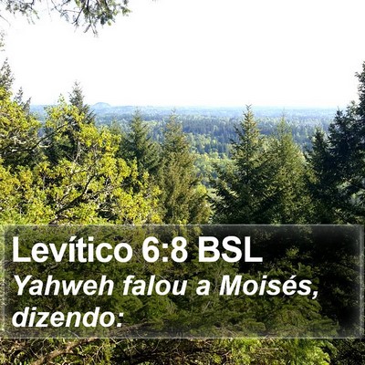 Levítico 6:8 BSL Bible Verse Image