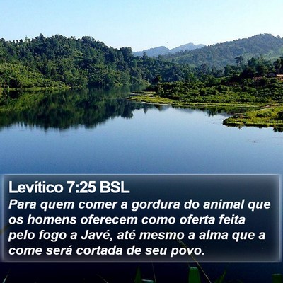 Levítico 7:25 BSL Bible Verse Image