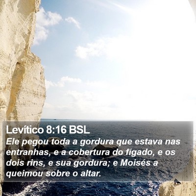 Levítico 8:16 BSL Bible Verse Image