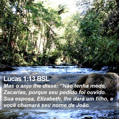 Lucas 1:13 BSL Bible Verse Image