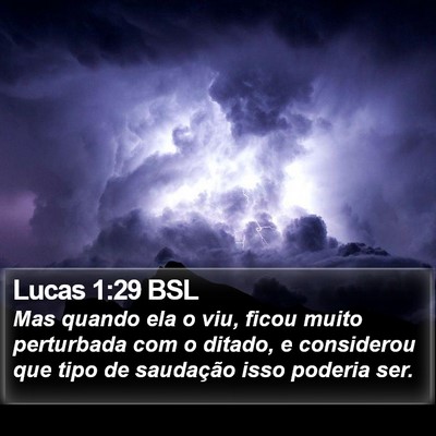 Lucas 1:29 BSL Bible Verse Image
