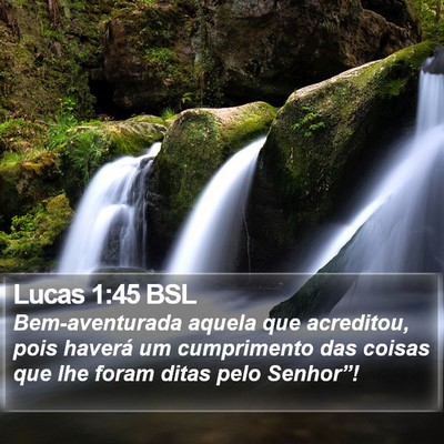 Lucas 1:45 BSL Bible Verse Image