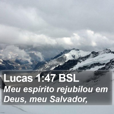 Lucas 1:47 BSL Bible Verse Image