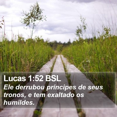 Lucas 1:52 BSL Bible Verse Image