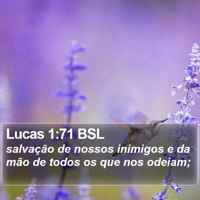 Lucas 1:71 BSL Bible Verse Image