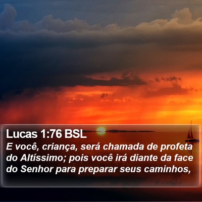 Lucas 1:76 BSL Bible Verse Image