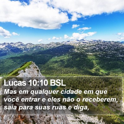 Lucas 10:10 BSL Bible Verse Image