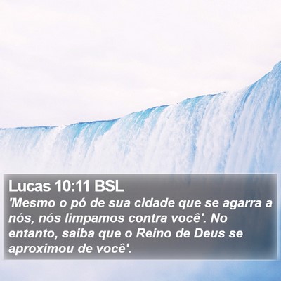 Lucas 10:11 BSL Bible Verse Image