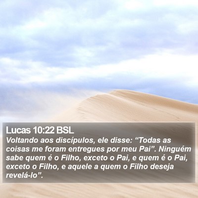 Lucas 10:22 BSL Bible Verse Image