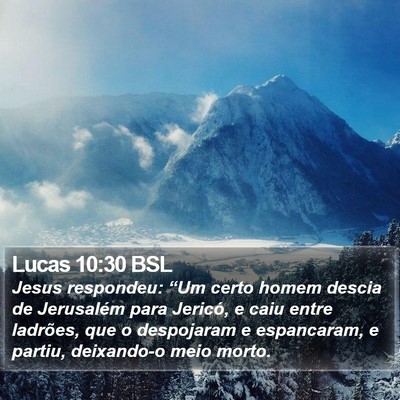 Lucas 10:30 BSL Bible Verse Image