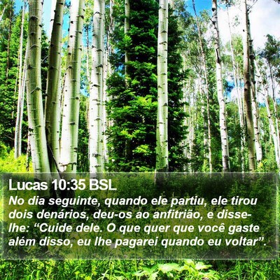 Lucas 10:35 BSL Bible Verse Image