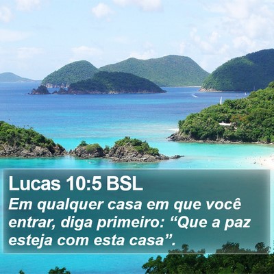Lucas 10:5 BSL Bible Verse Image