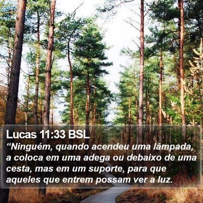 Lucas 11:33 BSL Bible Verse Image