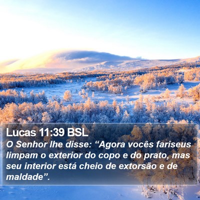 Lucas 11:39 BSL Bible Verse Image