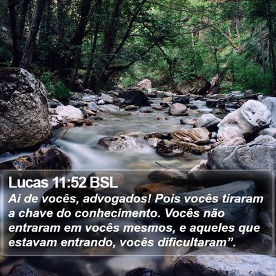 Lucas 11:52 BSL Bible Verse Image