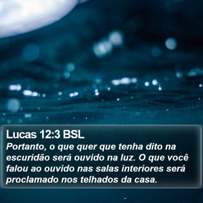 Lucas 12:3 BSL Bible Verse Image