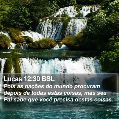 Lucas 12:30 BSL Bible Verse Image
