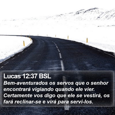 Lucas 12:37 BSL Bible Verse Image