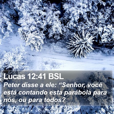 Lucas 12:41 BSL Bible Verse Image
