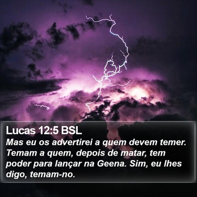 Lucas 12:5 BSL Bible Verse Image