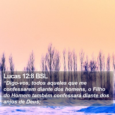 Lucas 12:8 BSL Bible Verse Image