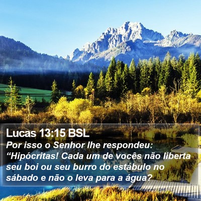 Lucas 13:15 BSL Bible Verse Image
