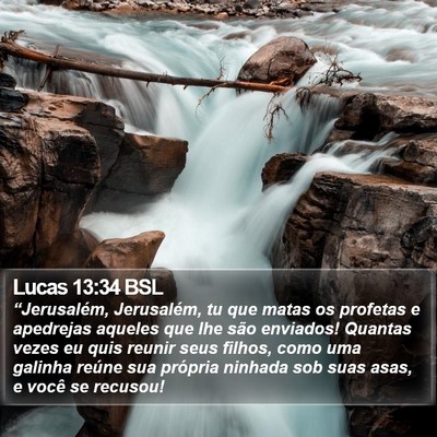 Lucas 13:34 BSL Bible Verse Image