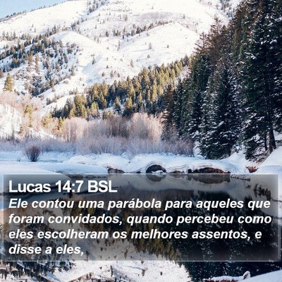 Lucas 14:7 BSL Bible Verse Image