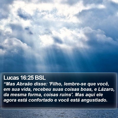 Lucas 16:25 BSL Bible Verse Image