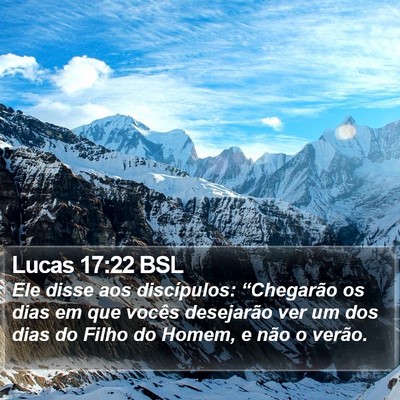 Lucas 17:22 BSL Bible Verse Image