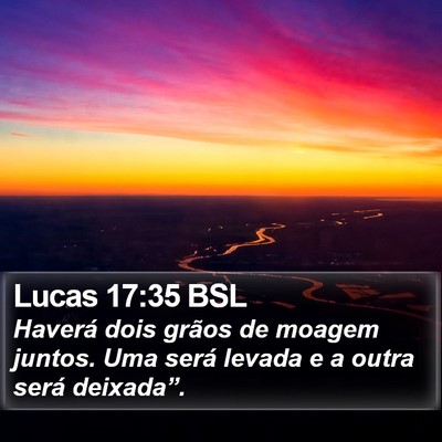 Lucas 17:35 BSL Bible Verse Image