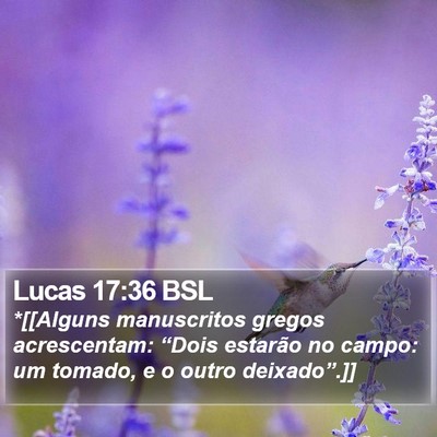 Lucas 17:36 BSL Bible Verse Image